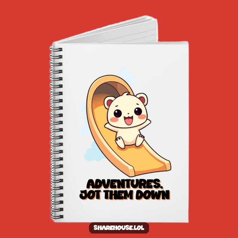 Funny Wiggly Rainbow Slide Notebook: Jot Down Ideas with Excitement